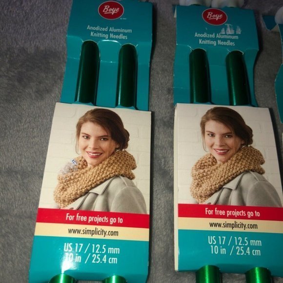 Boye  knitting Needles 10”‎ Plus Interchangeable replacement Parts US 4 US… - Picture 9 of 10